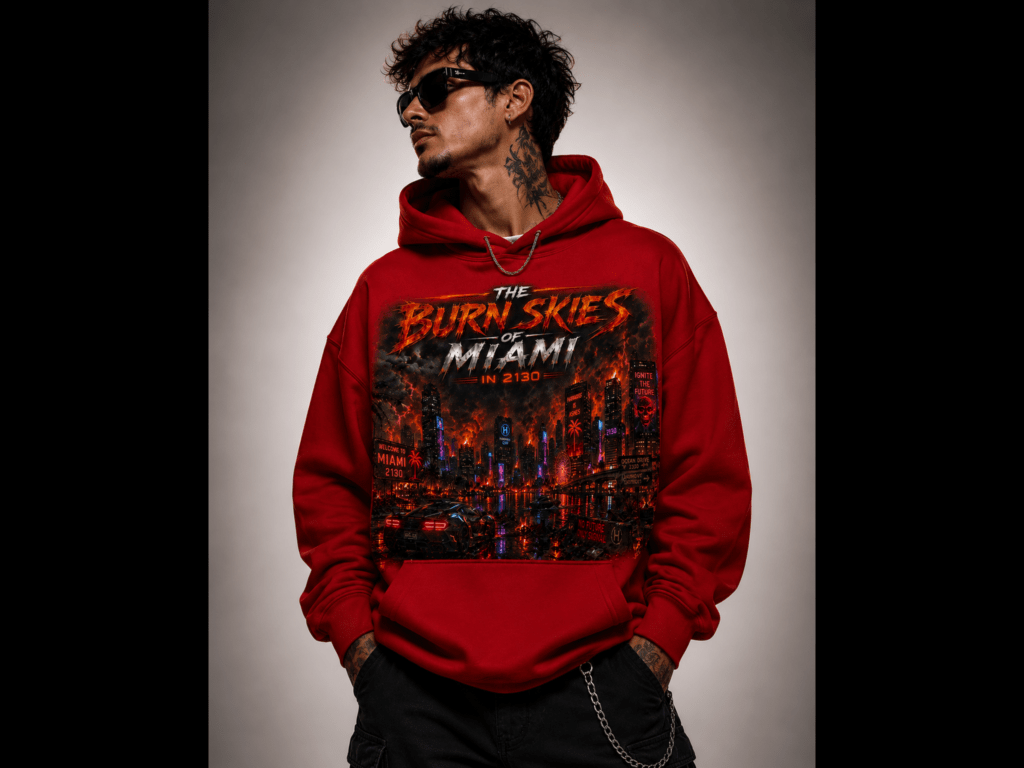Male Wearing Hoodie