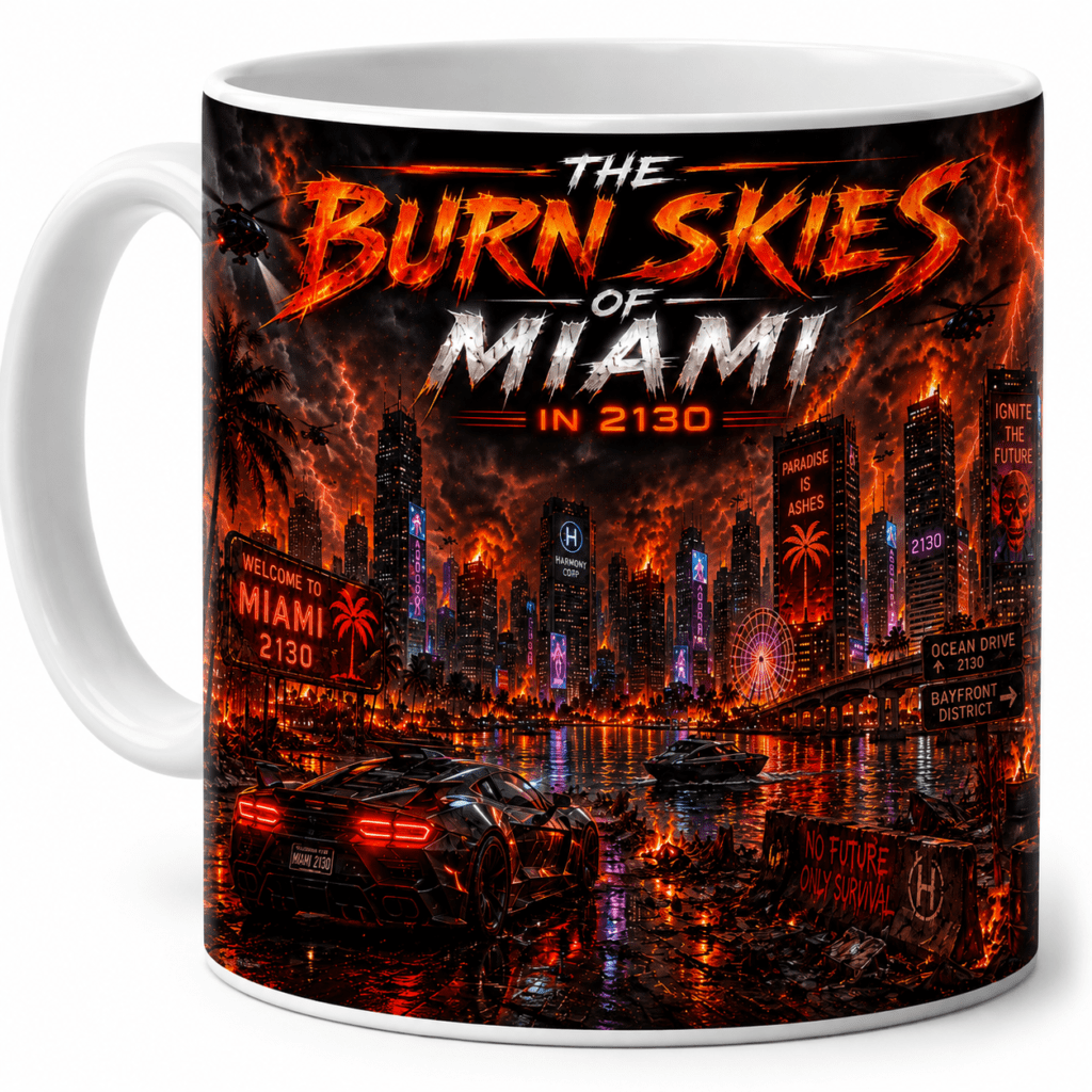The Burn Skies of Miami 2130 - Coffee Cup